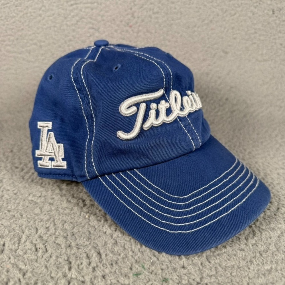 Titleist Los Angeles Dodgers Cap Unisex One Size Blue MLB Baseball Strapback Hat